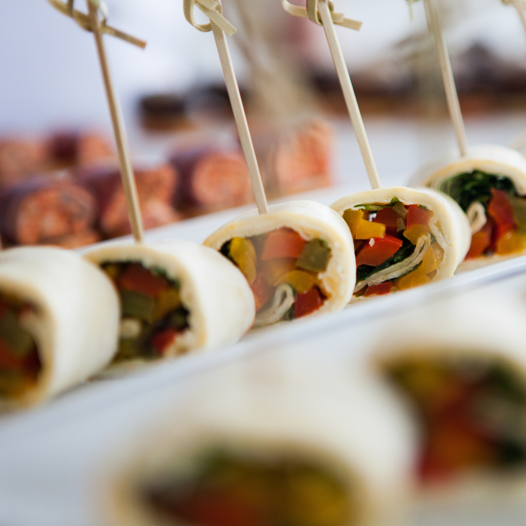 Finger food em canapés individuais